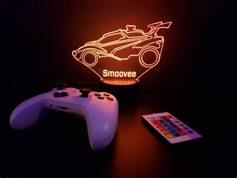 Esports Car Custom Gamer Desk Lamp Led Lamp Oct Etsy