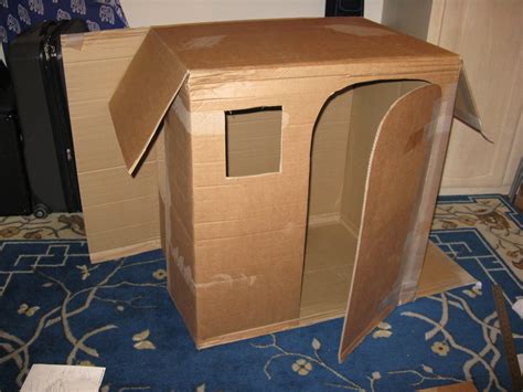 Spaceship For Kids Fold Able Made From Cardboard 5 Steps With