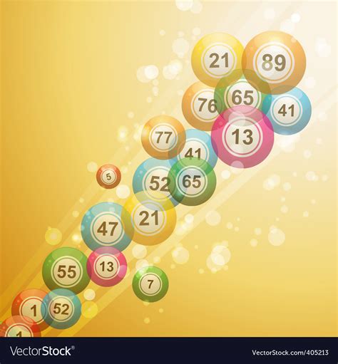 Bingo Ball Border Royalty Free Vector Image Vectorstock