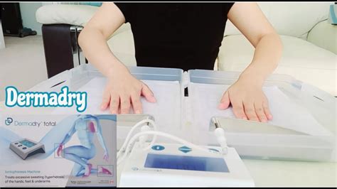 Dermadry Iontophoresis Machine How To Treat Sweaty Hands