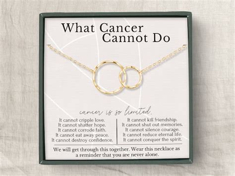 Cancer Gifts For Women Cancer Gift Cancer Necklace Cancer Etsy