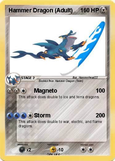 Pokémon Hammer Dragon Adult Magneto My Pokemon Card