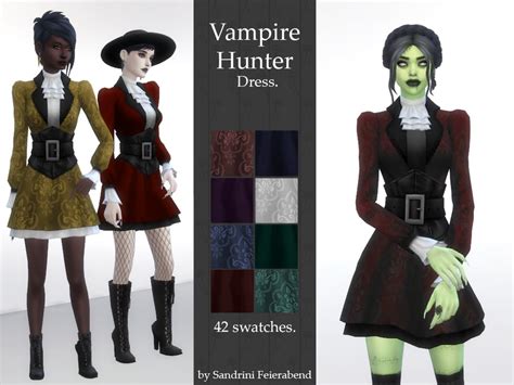 Vampire Hunter Dress The Sims 4 Catalog