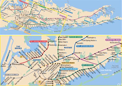 Complete Long Island Rail Road Network Mta 2019b And The Highest