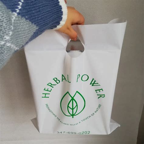 500pcslot Plastic Bags With Company Logo Garment Bags Print Logo