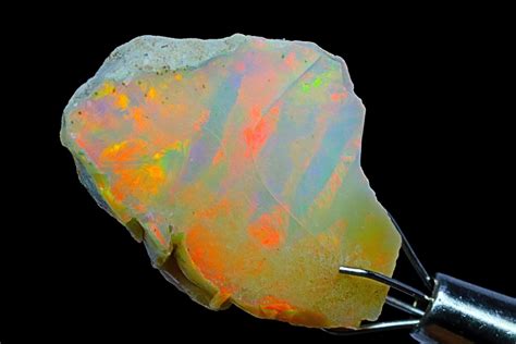 Amazing Red Fire Opal Rough Opal Raw Opal Gemstone Opal Etsy
