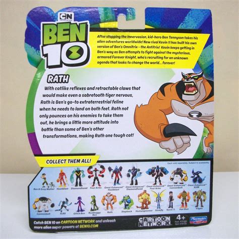 6 Rath Alien Ben 10 Cartoon Network Cat Tiger Orange Alien Action