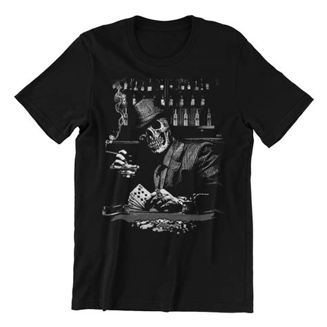 Gangster Skull T Shirt Mobster T For Horror Movie Fan Etsy