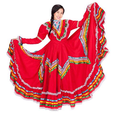 Mexican Vestido Folklorico Profecional In 2021 Folklorico Dresses Clothes For Women Fashion