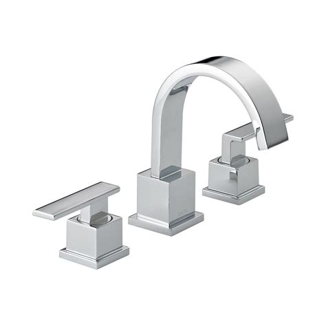 Delta Vero Two Handle Widespread Lavatory Faucet In Chrome 09d 3553lf