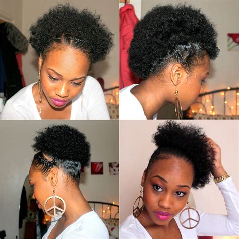 These styles give the ability to rock everyday hairstyles while protecting your own hair. #naturalhairstylesforteens | Short natural hair styles ...