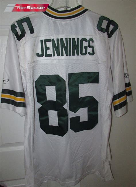 Nfl Green Bay Packers Greg Jennings 85 Jersey Sz Large 2 Sewn By