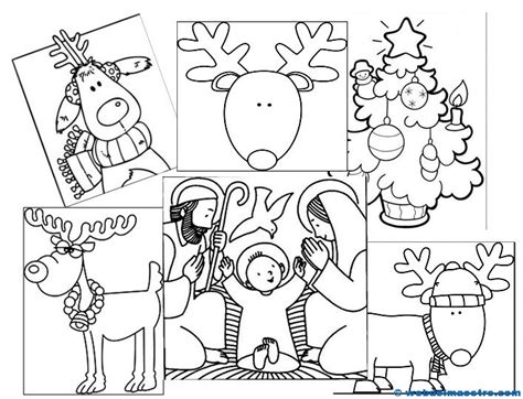 Dibujos De Navidad Para Colorear Web Del Maestro