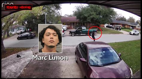 Houston Pd Marc Limon Survives Shoot Out With Officers Caught On Ring