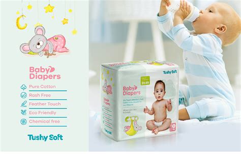 Tushy Soft Diaper Packaging On Behance