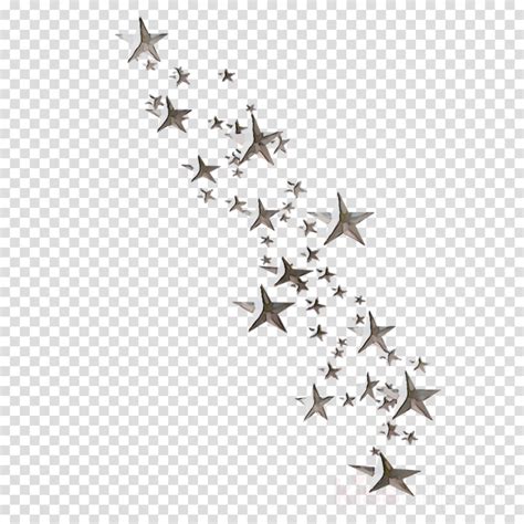 Download High Quality Shooting Star Clipart Silver Transparent Png