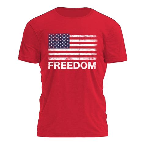 Freedom Flag T Shirt I Love My Freedom