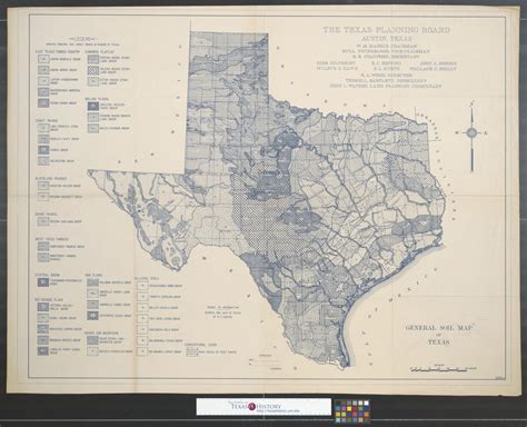 General Soil Map Of Texas The Portal To Texas History