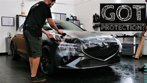 The Ultimate Paint Protection 2022 Genesis G70 Matte Grey Youtube