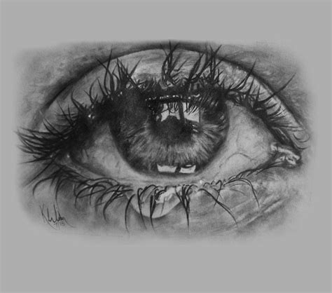 Sketch Of Someone Crying At Explore Collection Of