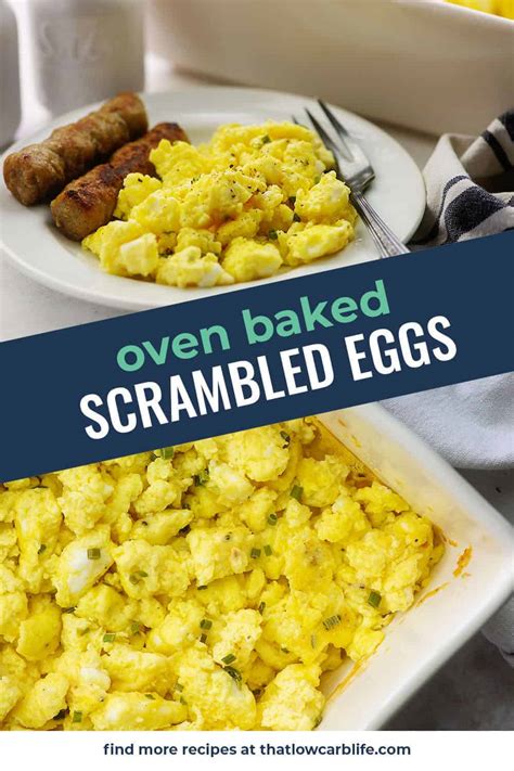 Easy Baked Scrambled Eggs Recipes That Low Carb Life