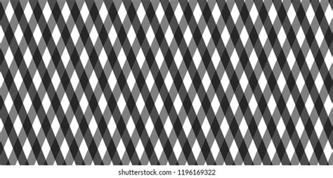 Black Gingham Pattern Texture Rhombussquares Plaid Stock Vector