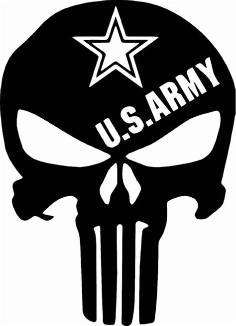 Punisher Skull Army Decal Skull Decal Punisher Skull Vinyl Decals
