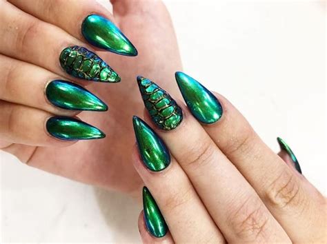 45 Gorgeous Green Nail Designs 2022 Trends 2022
