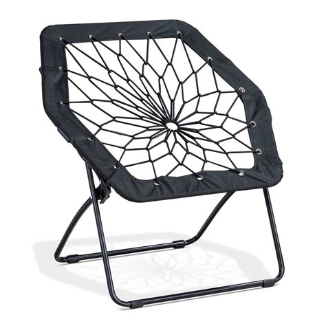 It has a back with nylon fittings, making the chair. Room Essentials Bungee Chair Review