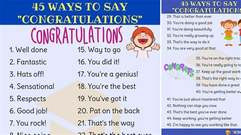 45 Ways To Say Congratulations In Writing Speaking Congratulations