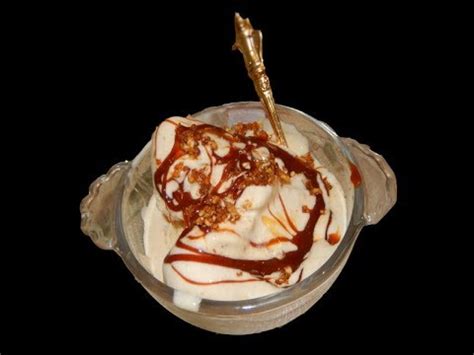 Ice cream fills a useful place in homes throughout the country. Butterscotch Ice Cream Recipe - Low Fat Ice creams | Without Ice Cream Maker condensed milk ...