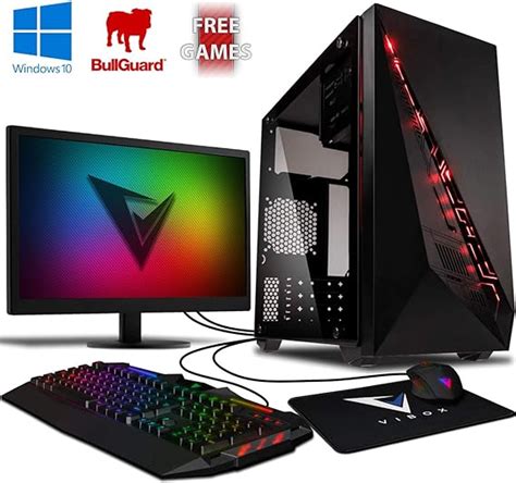 Vibox Gaming Pc Computer With 2 Free Games Windows 10 Os Wifi 22 Hd