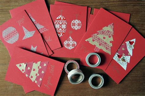 Handmade christmas card set of 10, christmas notecard set, christmas card pack blueroomcraftstudio 5 out of 5 stars (184) $ 13.75. 50+ Beautiful Diy & Homemade Christmas Card Ideas For 2013