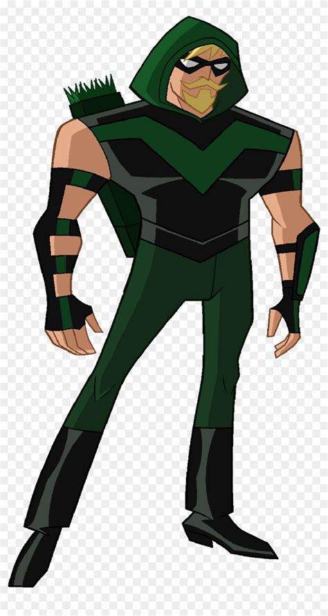 Title Justice League Action Green Arrow Hd Png Download 2807x2371