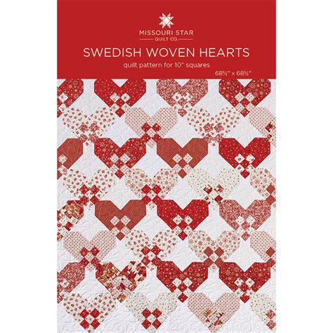 Swedish Woven Hearts Quilt Pattern By Missouri Star