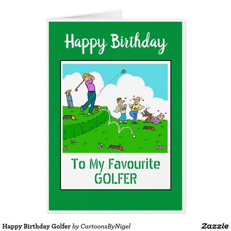 Happy Birthday Golfer Zazzle Happt Birthday Happy Birthday Birthday