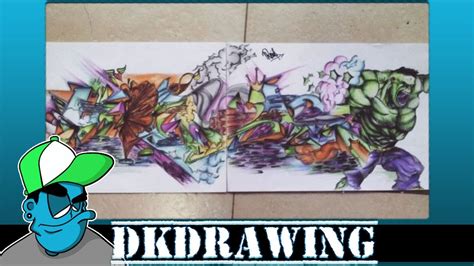 Dkdrawing Graffiti Battle Winners Hulk 4 Youtube