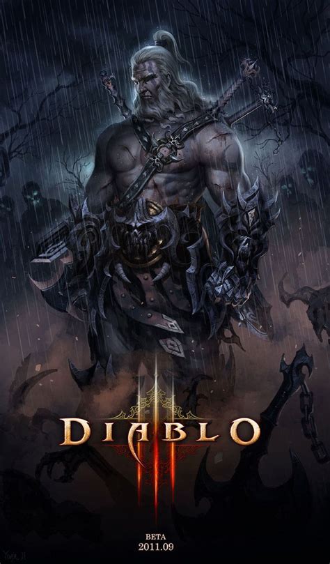 The Barbarian ¦ By Chaoyuanxu Barbarian Fantasy Concept Art Diablo