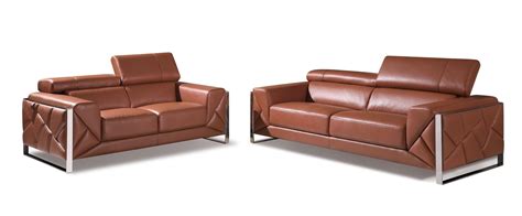 Add to wish list add to compare. Camel Genuine Italian Leather Sofa & Loveseat Set 2Pcs ...