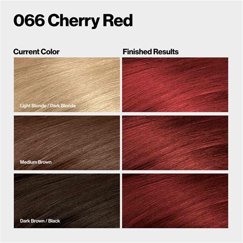 Revlon Colorsilk Hair Color 66 Cherry Red Shop Hair Color At H E B
