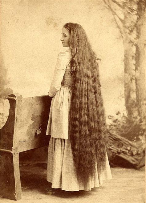 Photos That Prove Victorian Women Never Cut Their Hair Super