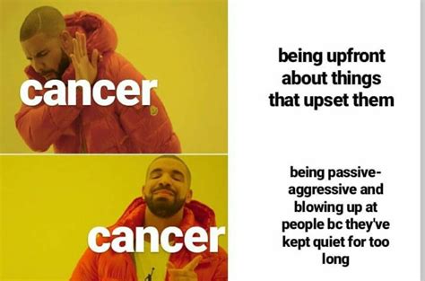 cancer zodiac sign memes funny jokes and images to send to your friends who are born with this