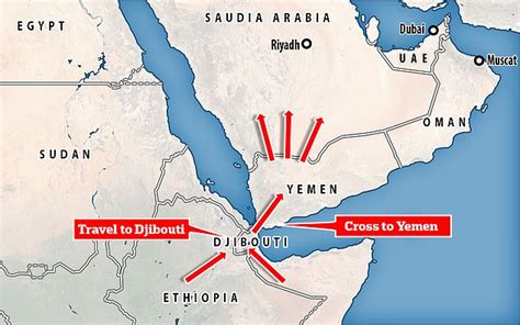 20 Refugees Die After People Smugglers Throw Them Off Boat From Djibouti To Yemen Daily Mail