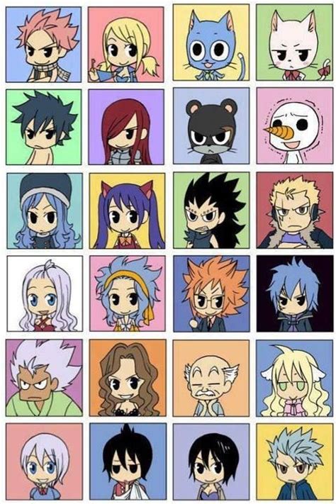 Fairy Tail Anime Characters Names Fairy Tail Members Guild Characters
