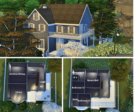 45 Easy Sims 4 House Layouts To Try This Year Sims 4 Floor Plans