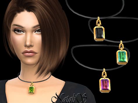 The Sims Resource Natalisoctagon Crystal Pendant
