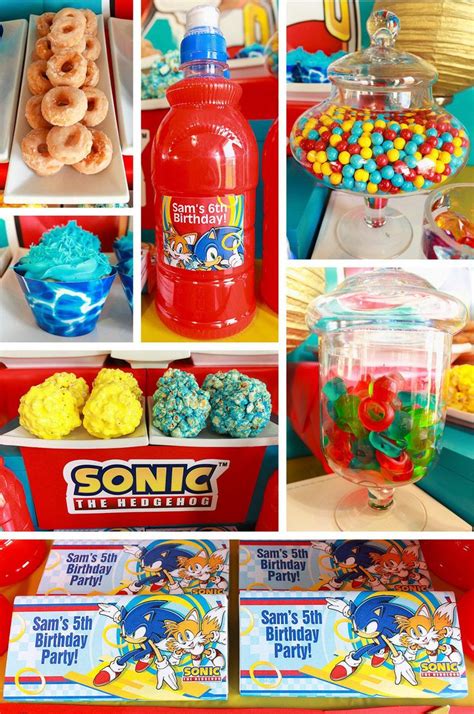 Sonic The Hedgehog Birthday Party Food Ideas