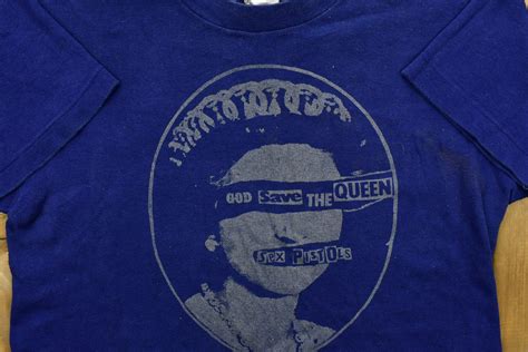 Vintage 1970s 80s Sex Pistols God Save The Queen Band T Shirt Etsy