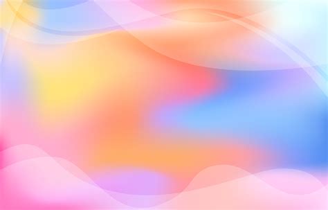 Subtle Gradient Wave Background Rainbow Color 25904634 Vector Art At