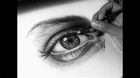 How To Draw A Realistic Eye With Graphite Pencils Timelapse Youtube